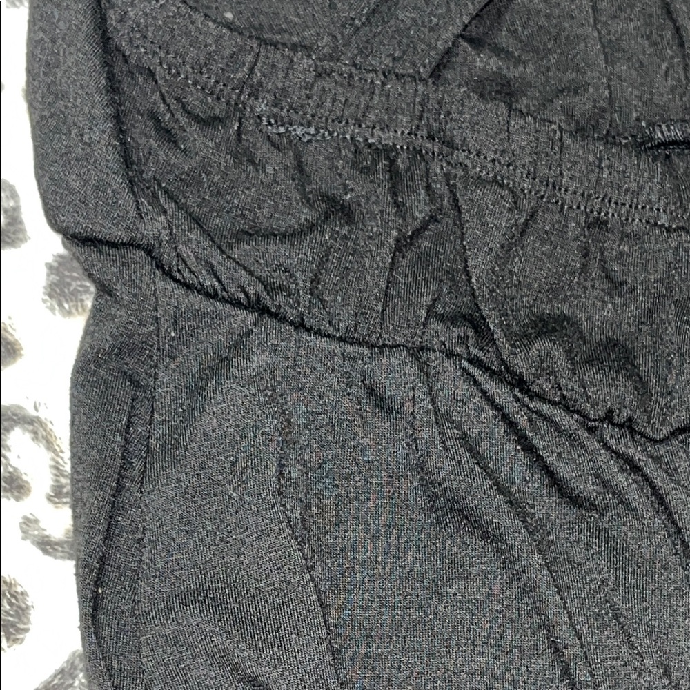 Criss Crossed Spaghetti Strap Black Maxi Dress - Picture 8 of 12